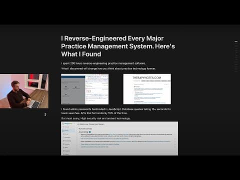 I reverse engineered every major practice management system - Here's what I found.